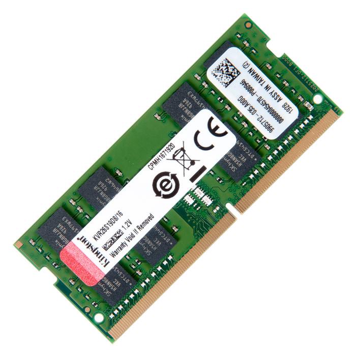 

Оперативная память Kingston KVR26S19D8/16 DDR4 1x16Gb 2666MHz, KVR26S19D8/16