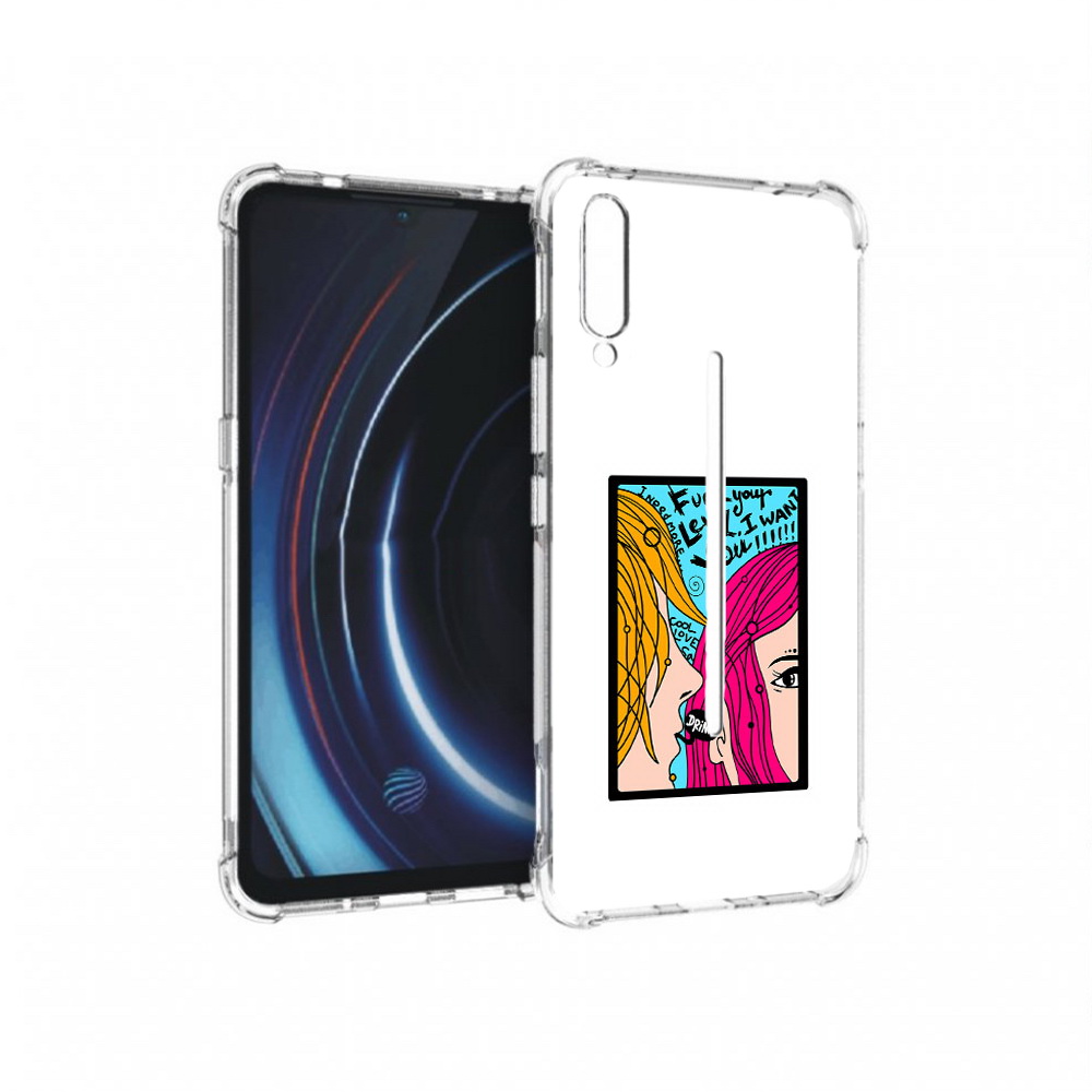 

Чехол MyPads Tocco для Vivo iQOO Выпьем (PT226955.389.51), Прозрачный, Tocco