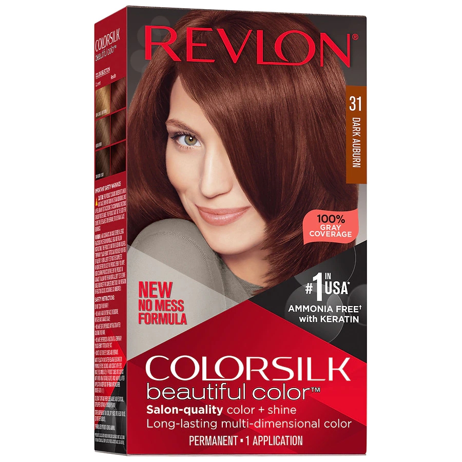 фото Краска для волос revlon colorsilk тон 31 dark auburn 130 мл