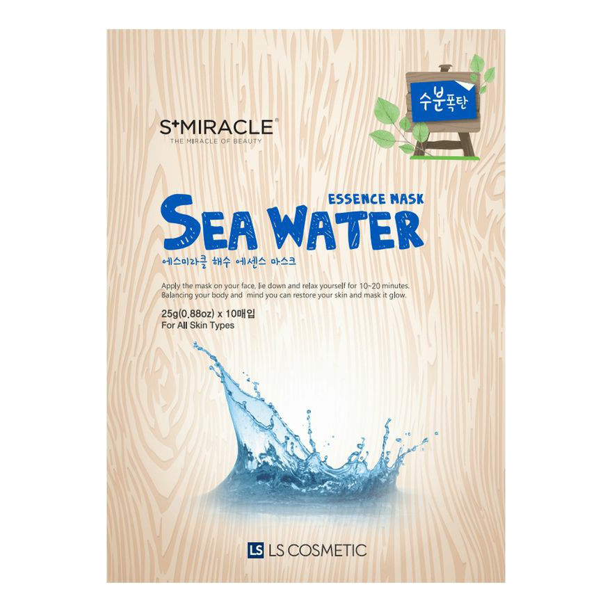 Маска тканевая для лица S+miracle Sea Water Essence Mask с морской водой 25 мл