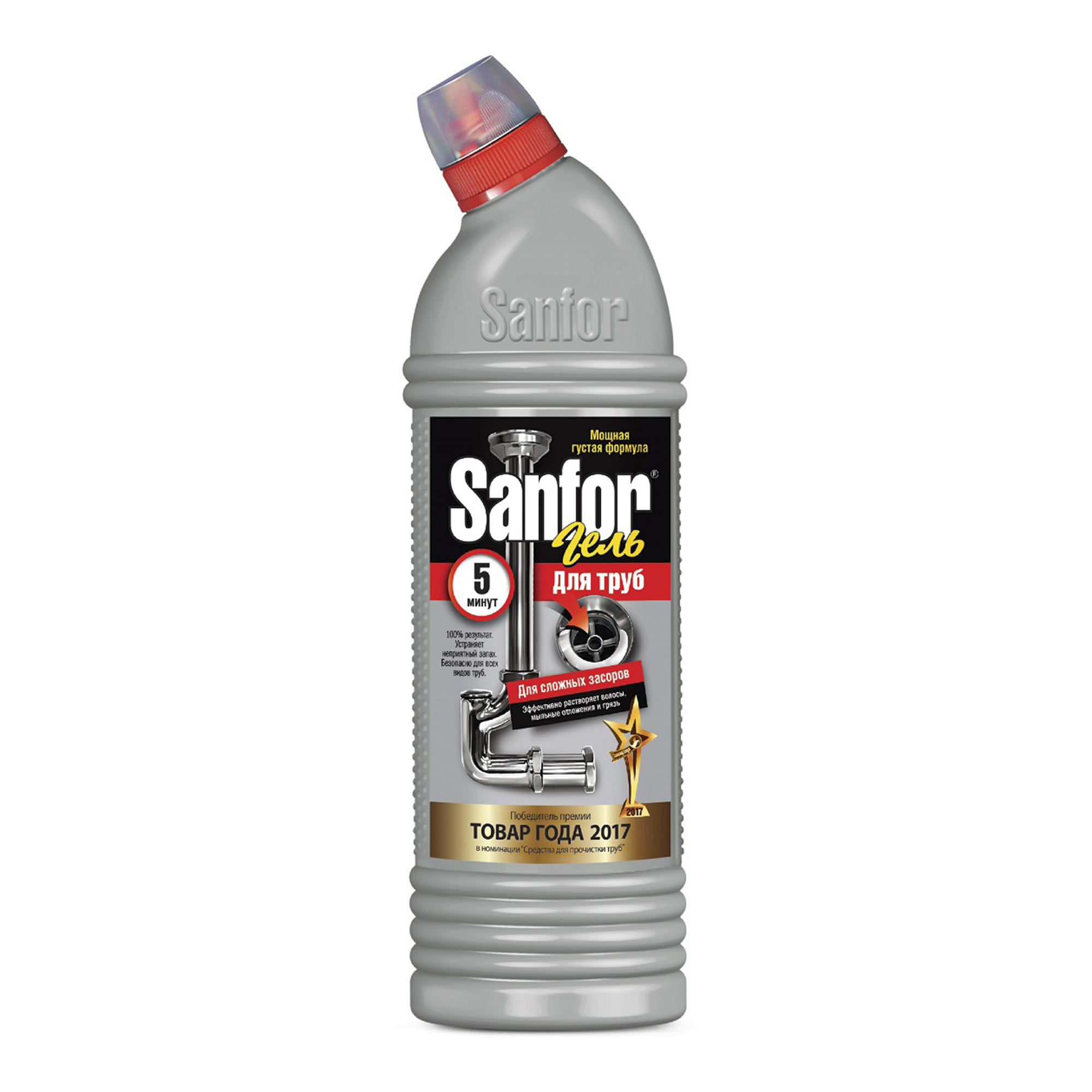 

Гель Sanfor для прочистки труб 750 мл
