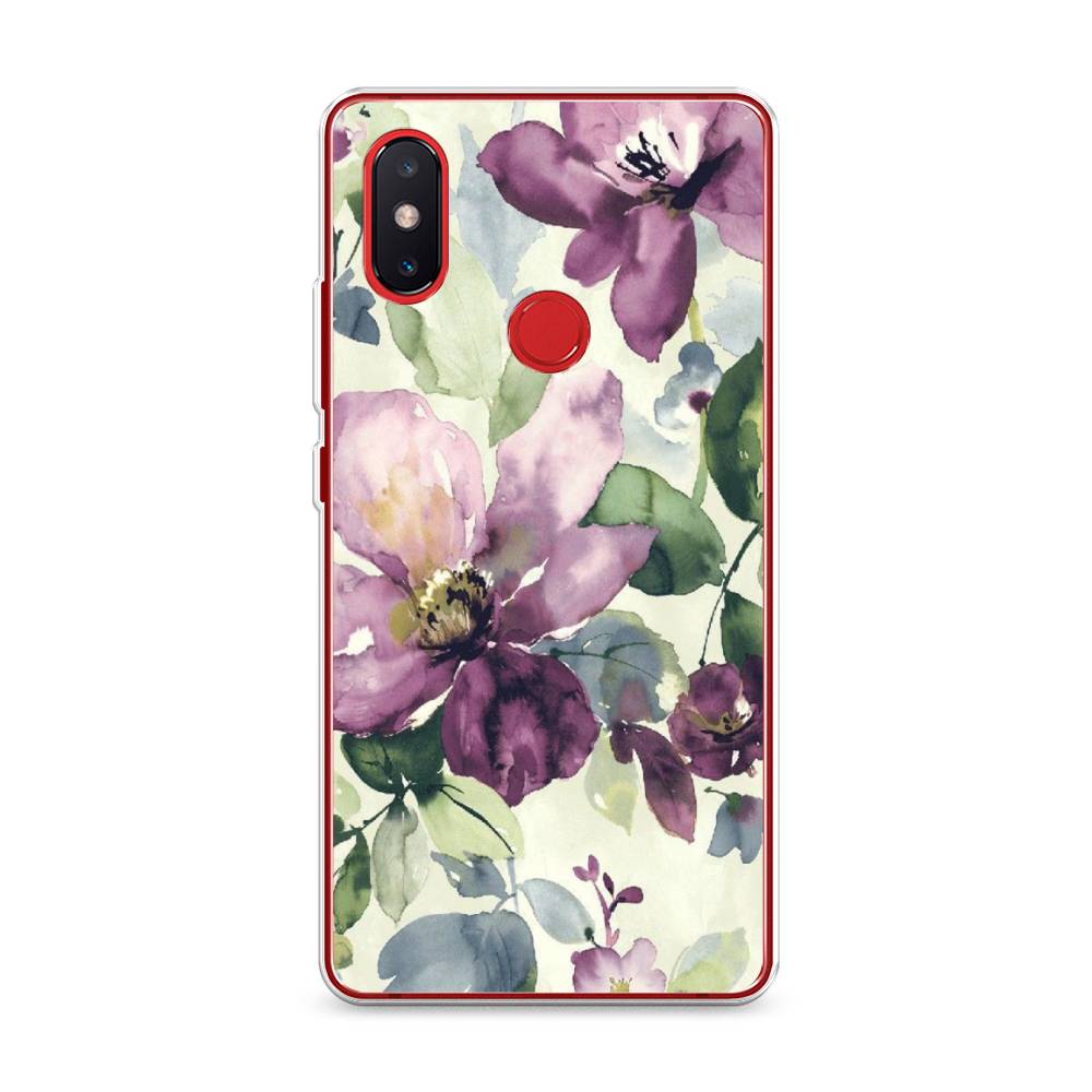 

Чехол Awog на Xiaomi Mi 8 SE "Сиреневые цветы-акварель", Разноцветный, 33750-10