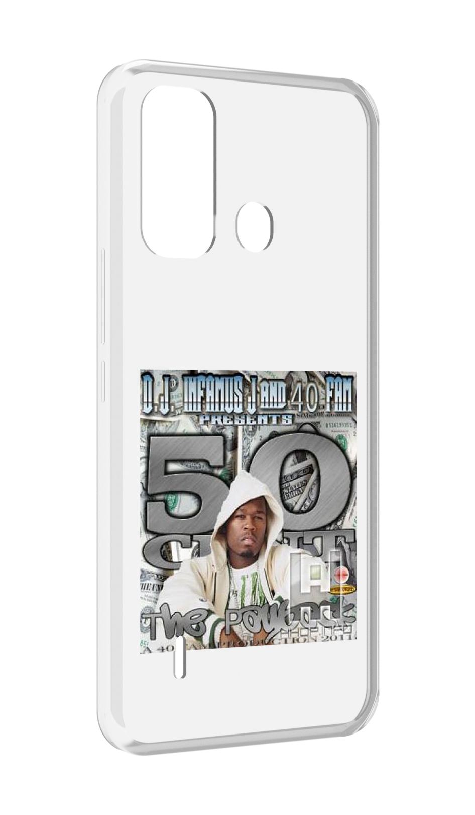 

Чехол MyPads 50 Cent - The Payback для ITEL A49 / A58 / A58 Pro, Прозрачный, Tocco