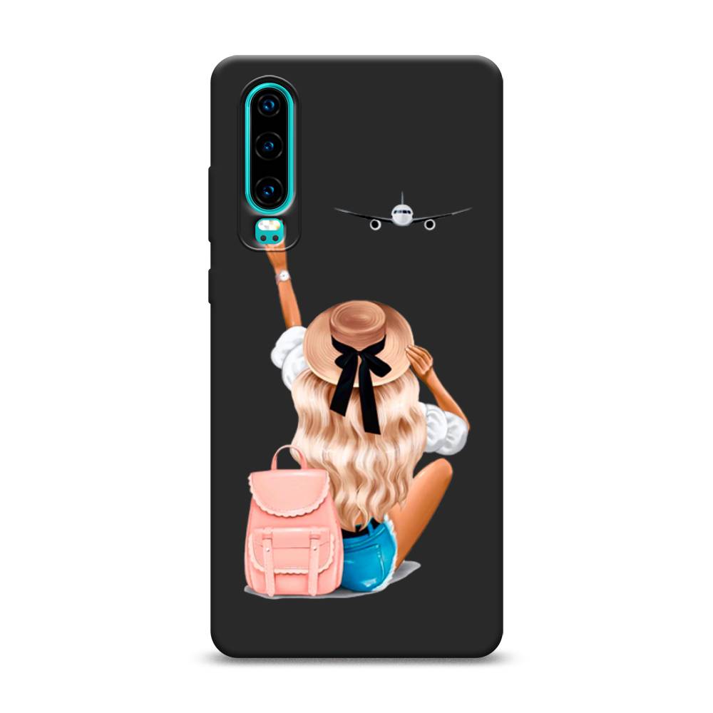 

Чехол Awog на Huawei P30 "Автостопом самолетом", Разноцветный, 68552-1