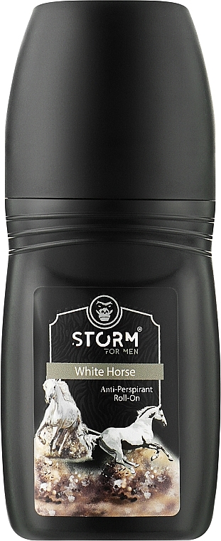 фото Дезодорант роликовый для тела storm white horse мужской 50 мл