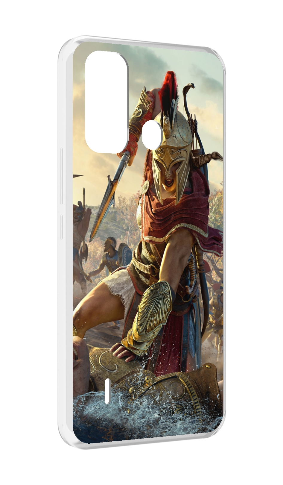 

Чехол MyPads Assassin's Creed Odyssey Kassandra мужской для ITEL A49 / A58 / A58 Pro, Прозрачный, Tocco