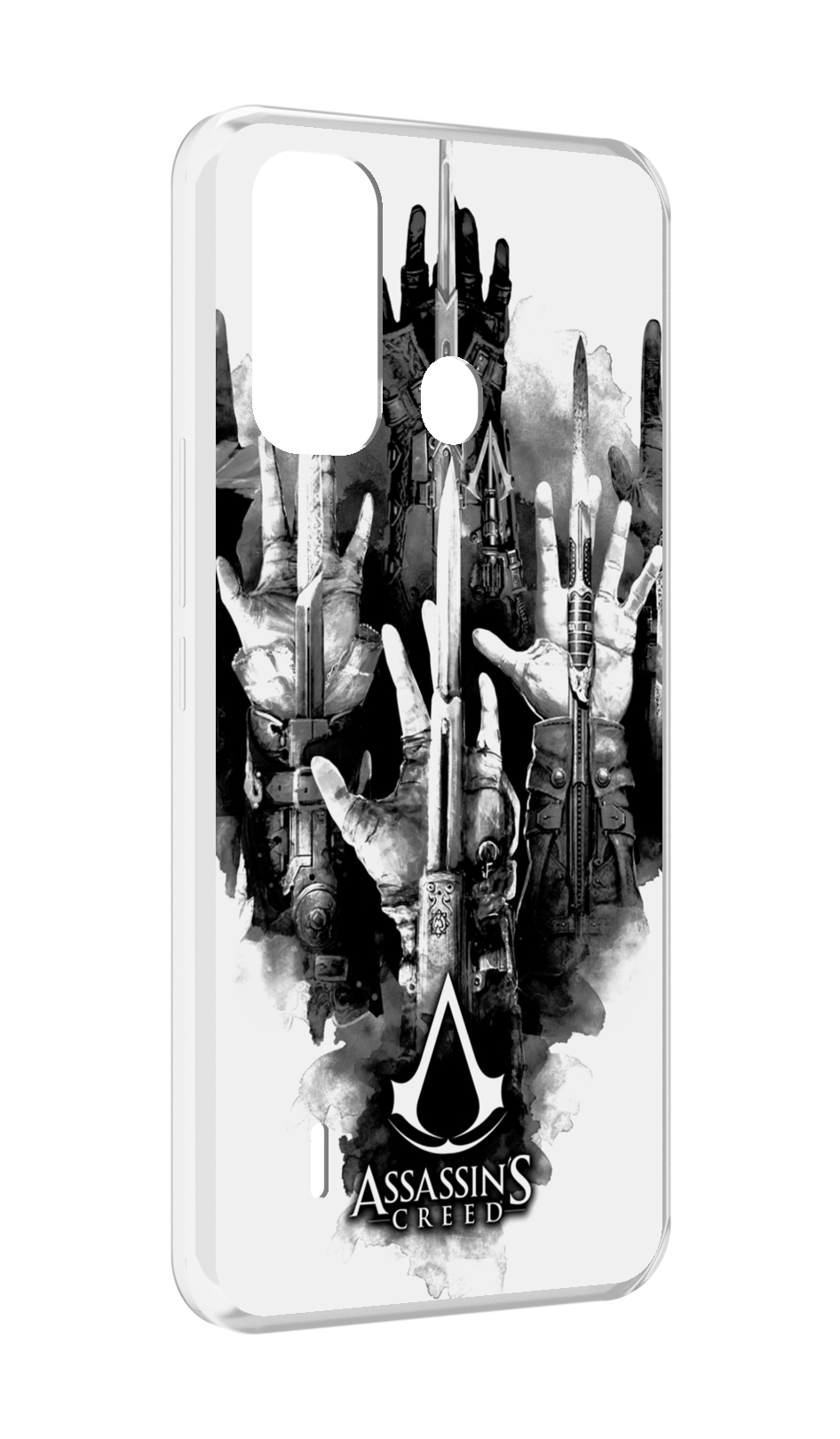

Чехол MyPads Assassin's Creed скрытый клинок для ITEL A49 / A58 / A58 Pro, Прозрачный, Tocco