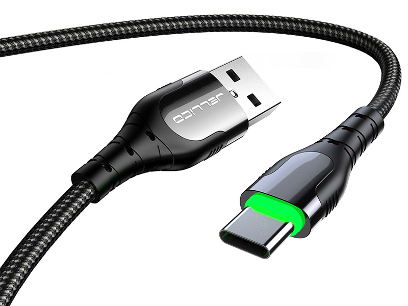 фото Кабель jellico usb - usb type-c вилка-вилка м (kds-90 usb - usb type-c)