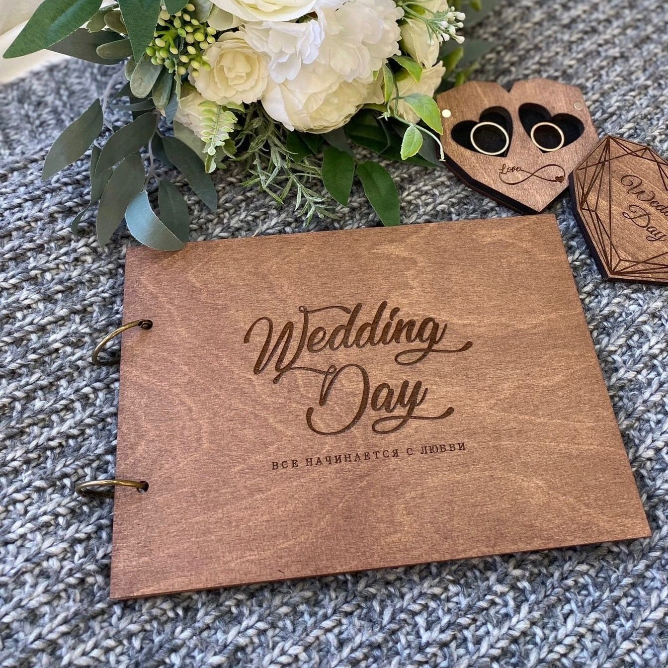 

Свадебная Книга пожеланий Wedding Day, Книга