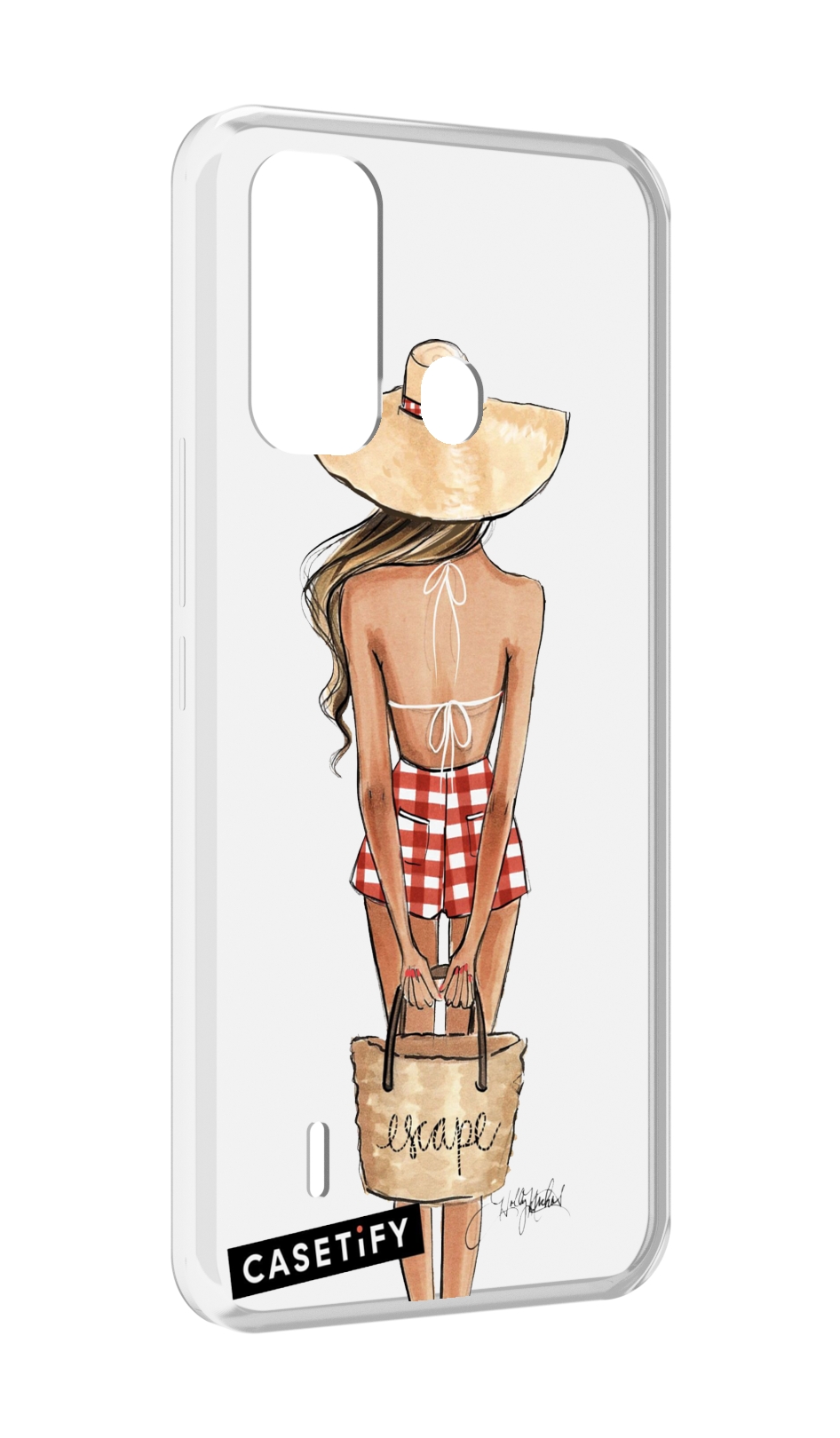 

Чехол MyPads CASETiFY женский для ITEL A49 / A58 / A58 Pro, Прозрачный, Tocco
