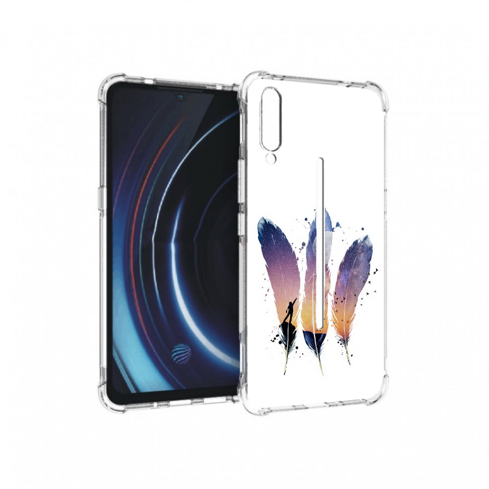 

Чехол MyPads Tocco для Vivo iQOO небесные перья (PT226955.389.519), Прозрачный, Tocco