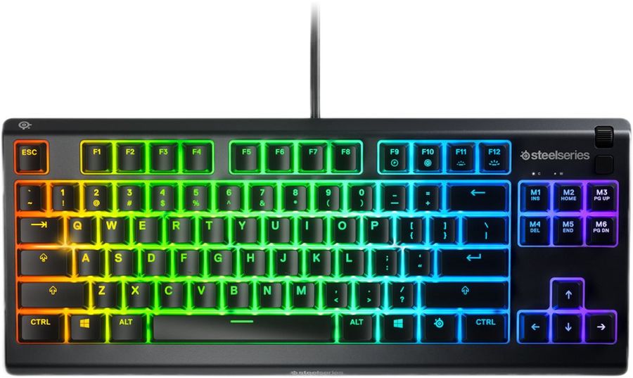 Проводная игровая клавиатура SteelSeries Apex 3 TKL Black (64831/64817)