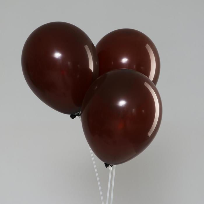 

Шар латексный 12, макарун, набор 100 шт., цвет шоколадный, Коричневый, Воздушное оформление. Универсальное