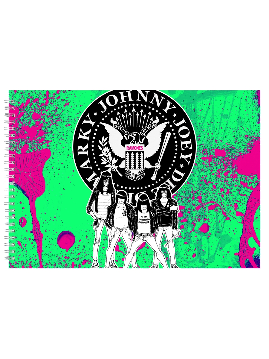 

Альбом для рисования DRABS Ramones четверо