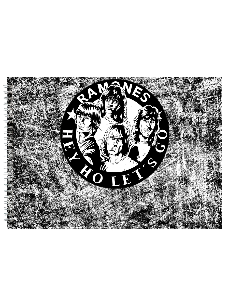 

Альбом для рисования DRABS Ramones черно-белая