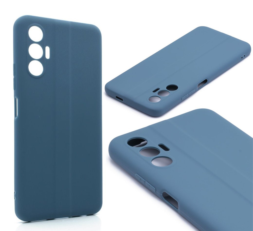 фото Силиконовый чехол tpu case матовый для tecno pova 3 темно-зеленый