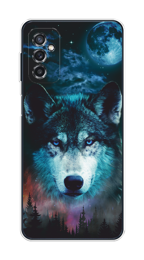 

Чехол на Samsung Galaxy M52 "Лунный волк", Бирюзовый;розовый;синий, 2104350-1