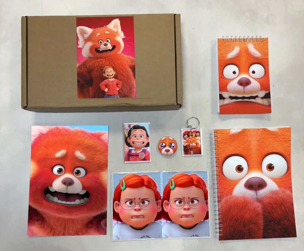 

Бокс с подарком Я краснею Turning Red 2 70330-2, 7 предметов, Бежевый, Я краснею Turning Red 2