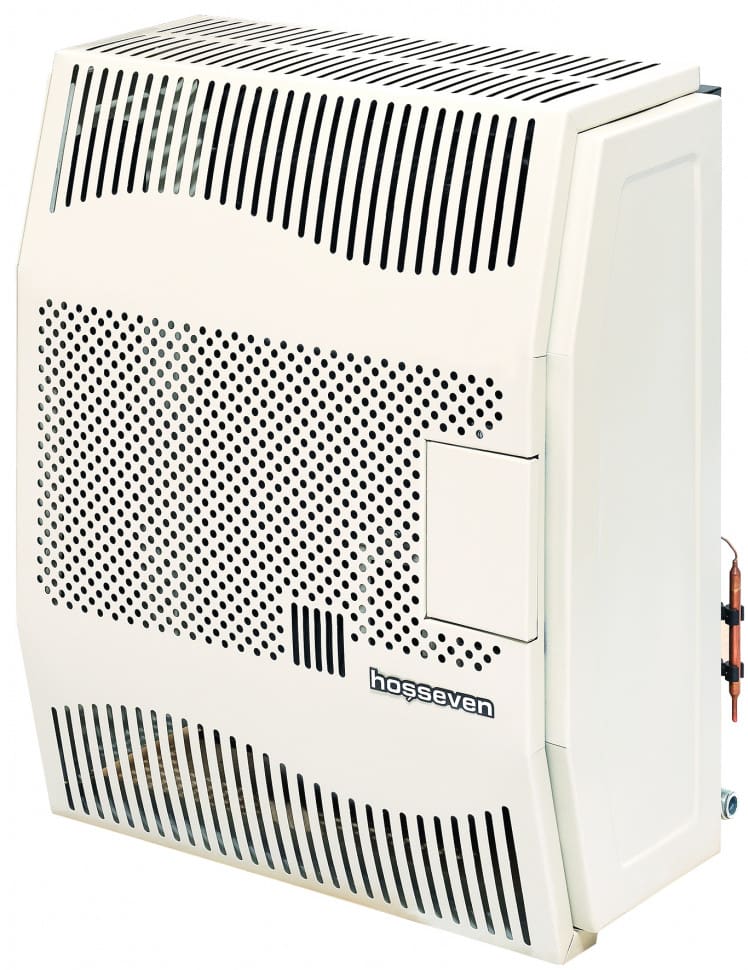 Газовый конвектор Hosseven HDU-3 DKV Fan белый до 30 кв.м обогреватель конвектор sonnen y 02s 1500 вт 3 режима работы белый 453494