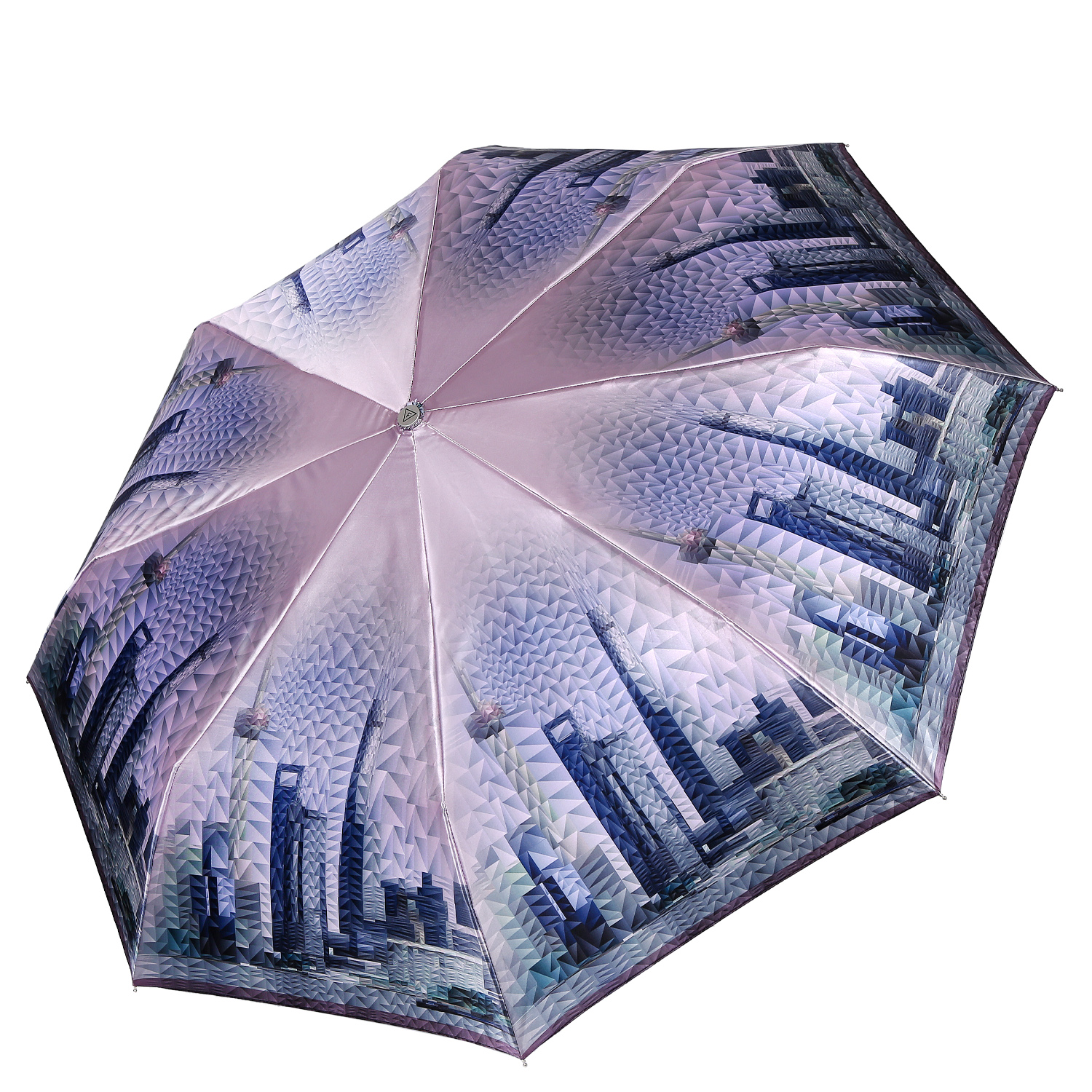 Зонт складной женский автоматический FABRETTI L-20294-5, розовый