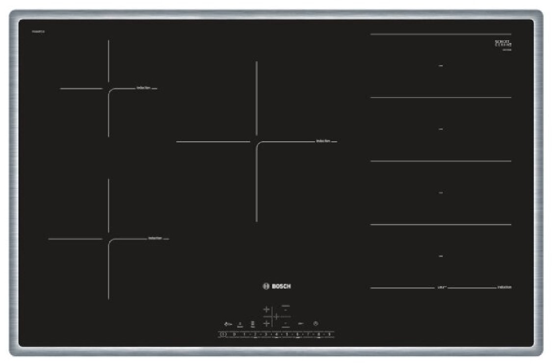 

Встраиваемая варочная панель индукционная Bosch PXV845FC1E черная, PXV845FC1E