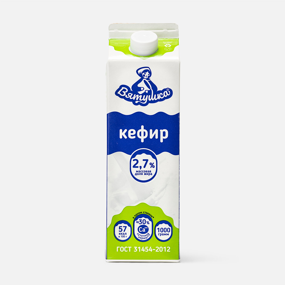 

Кефир Вятушка 2,7% бзмж 1 л