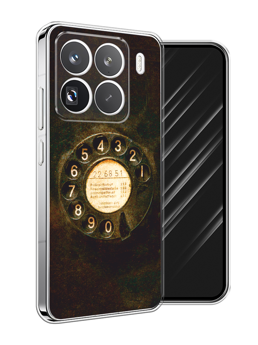 

Чехол Awog на Xiaomi 15 Pro "Старинный телефон", Коричневый;бежевый;черный, 323750-1