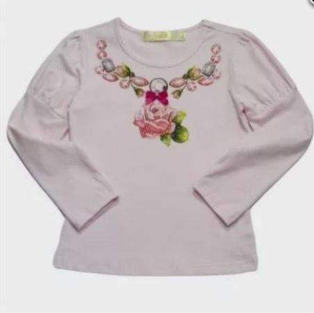 Блузка детская Malini, розовый, 122, A0056