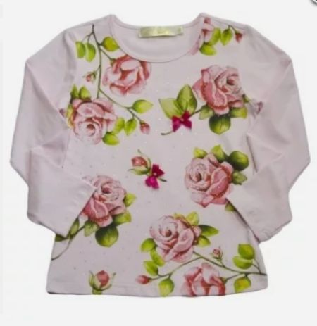 Блузка детская Malini, розовый, 110, A0049