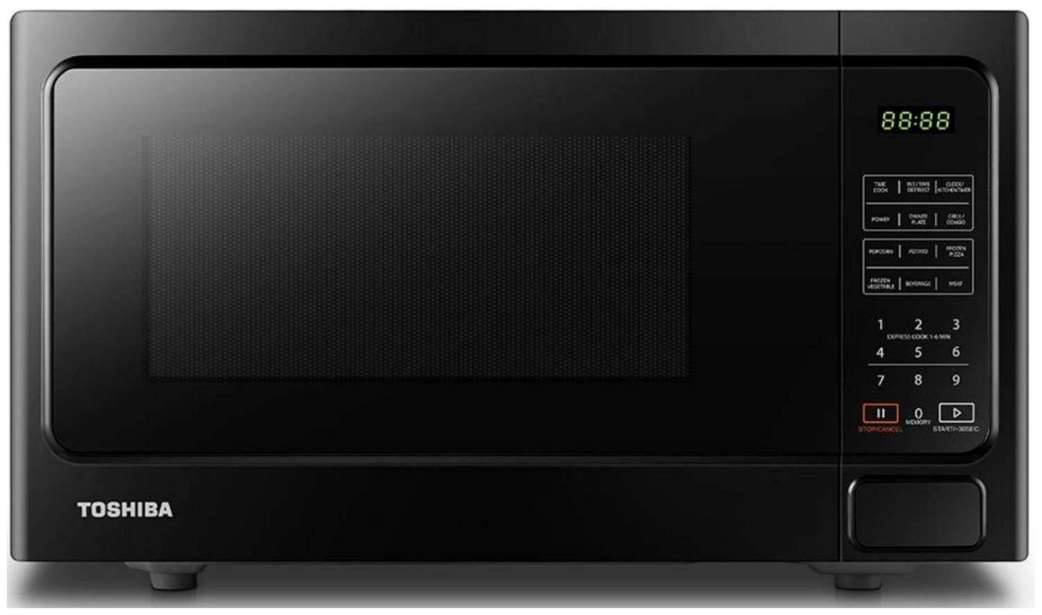Микроволновая печь с грилем Toshiba MM-EG25P BK-CV черный