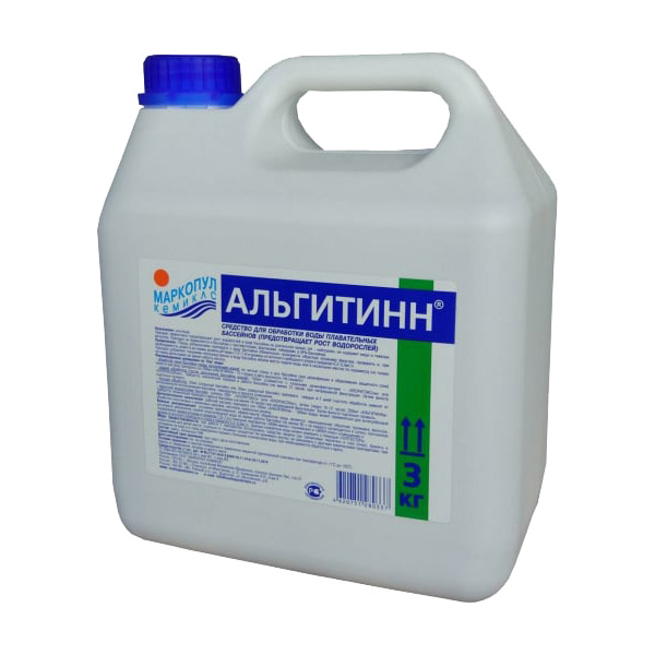 

Средство для бассейна Маркопул Альгитинн, от водорослей 3л, арт. ХИМ14