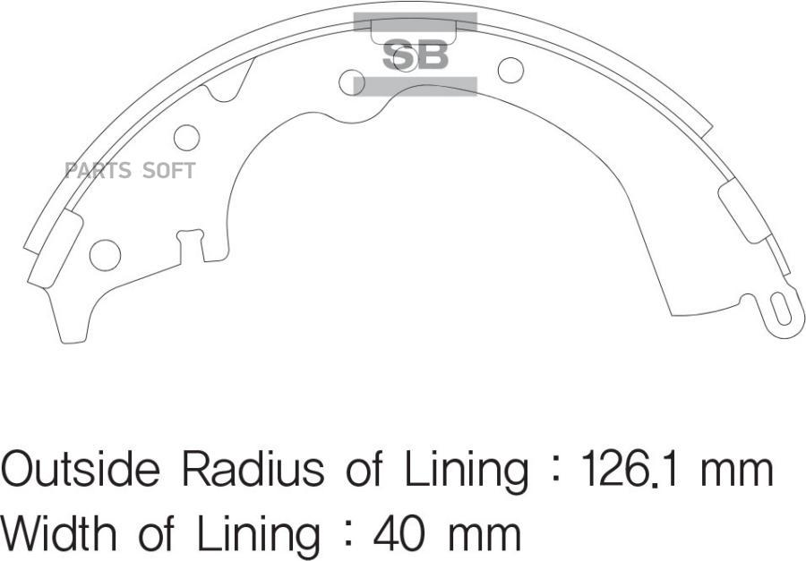

Колодки барабанные TOYOTA HILUX 01- SA166 SANGSIN BRAKE