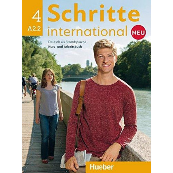 фото Schritte international neu 4. a 2.2. kursbuch+arbeitsbuch+cd zum arbeitsbuch hueber