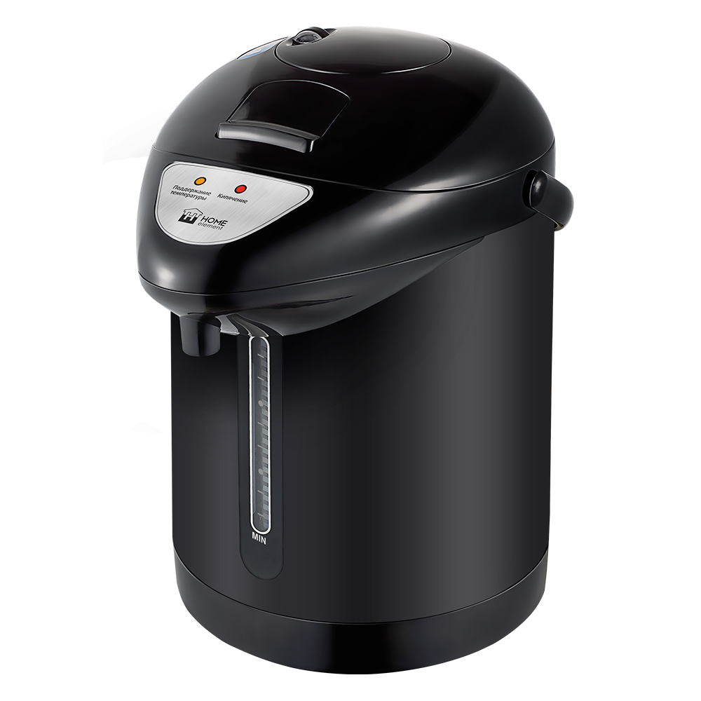 

Термопот HOME ELEMENT HE-TP624 темный титан 800 Вт, 3 л,кипячение/автоподогрев, автоотключ