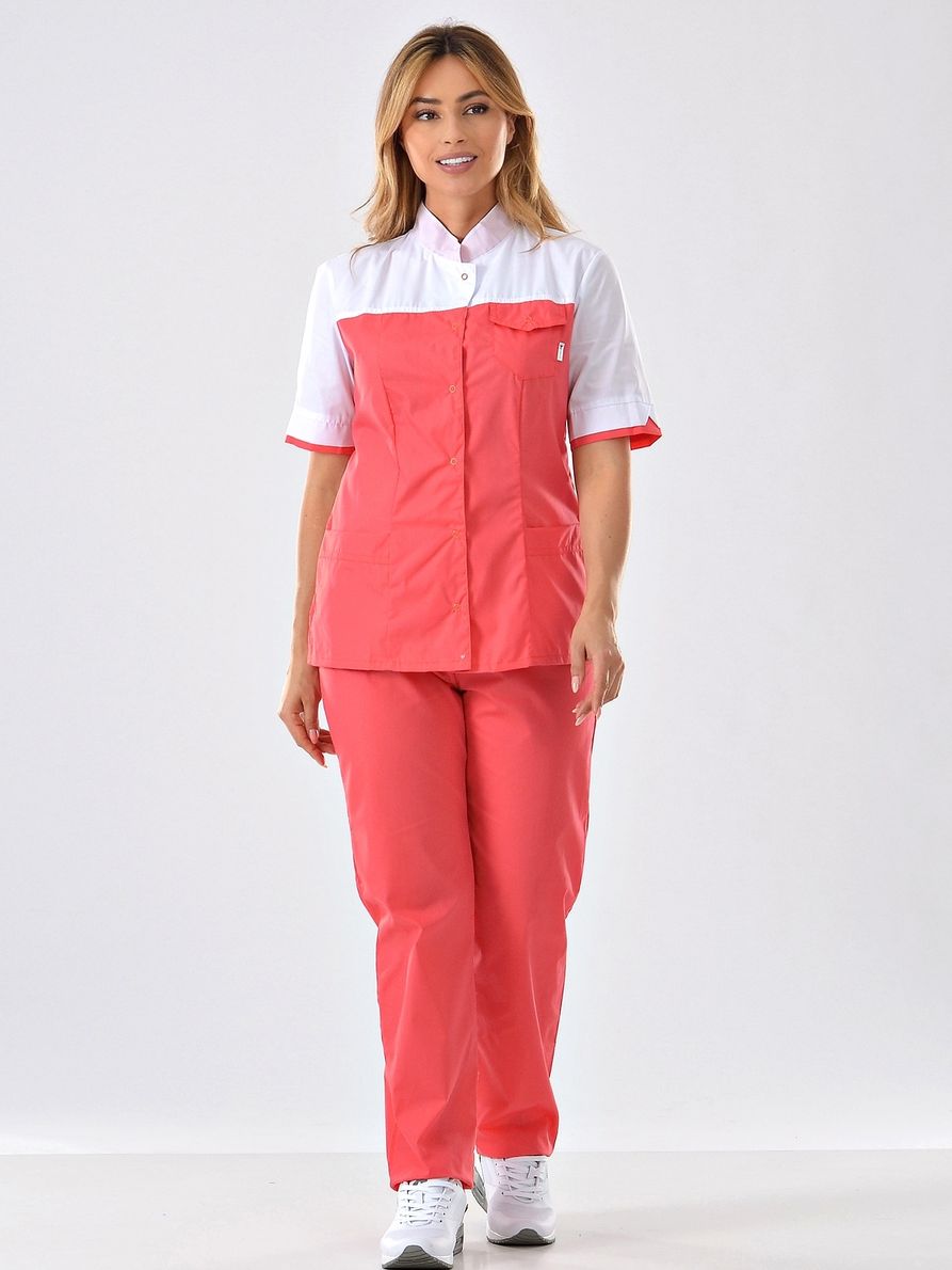 фото Костюм медицинский женский medicalwear марго 107 белый 38 ru