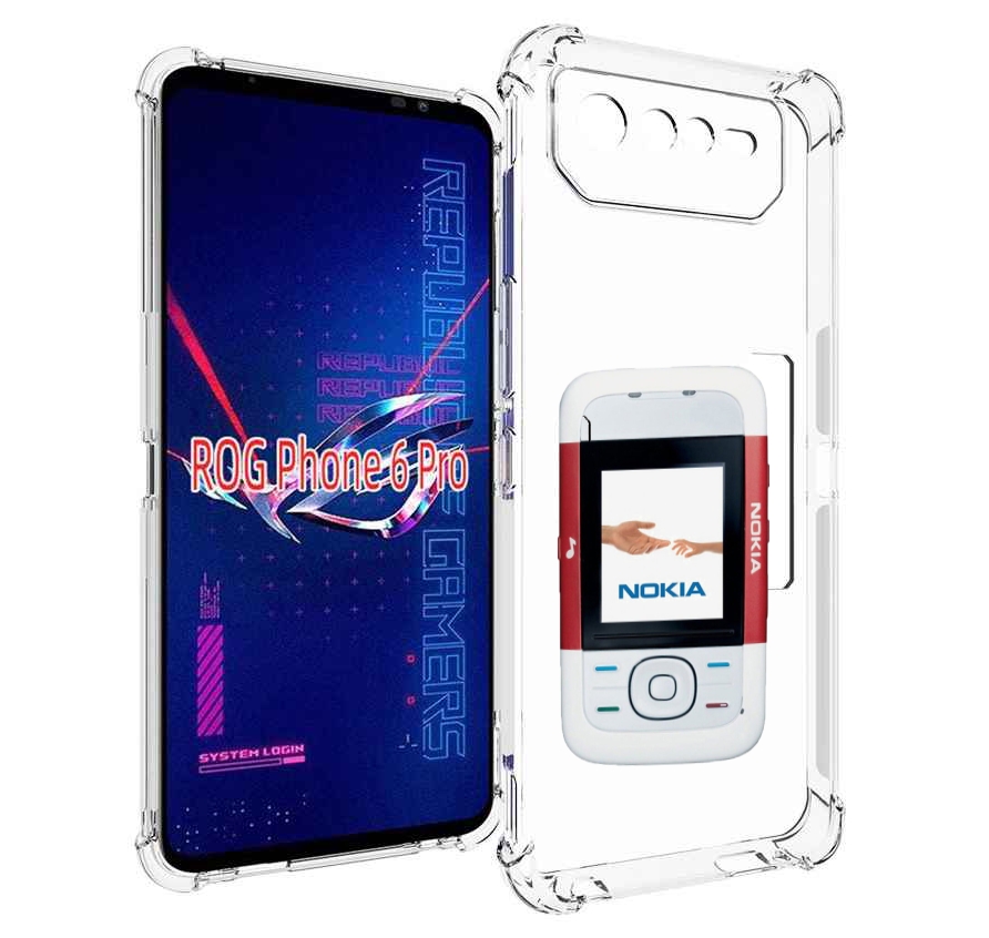 

Чехол MyPads старая нокия для Asus ROG Phone 6 Pro, Прозрачный, Tocco