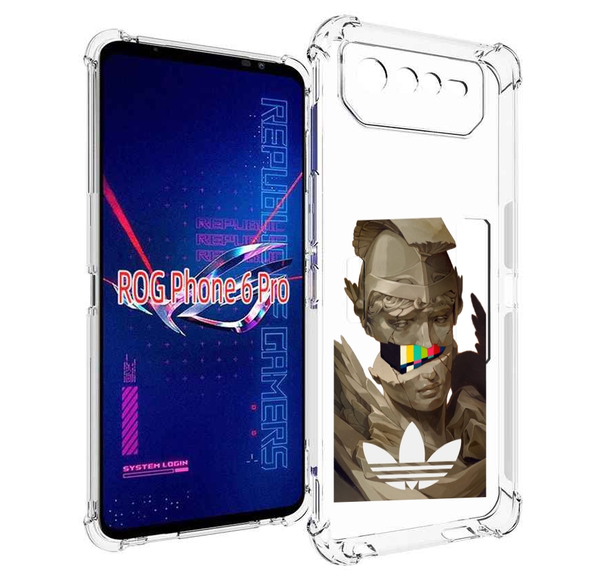 

Чехол MyPads статуя-адидас для Asus ROG Phone 6 Pro, Прозрачный, Tocco