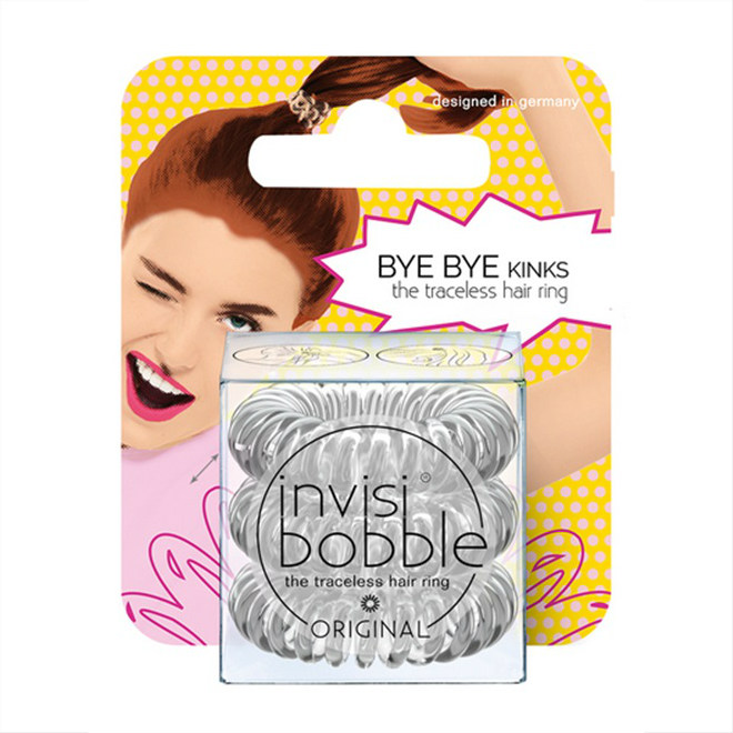 Купить Invisibobble Резинка-браслет для волос Original Crystal Clear с подвесом уп.