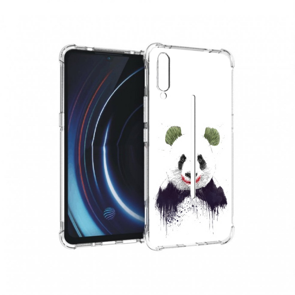 

Чехол MyPads Tocco для Vivo iQOO панда джокер (PT226955.389.533), Прозрачный, Tocco