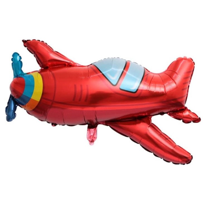 

Шар фольгированный 32" «Самолёт», цвет красный(5 шт.)