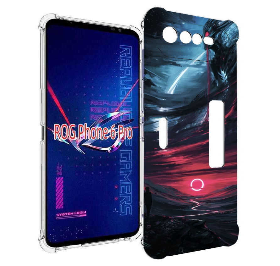 

Чехол MyPads страшный мир для Asus ROG Phone 6 Pro, Прозрачный, Tocco
