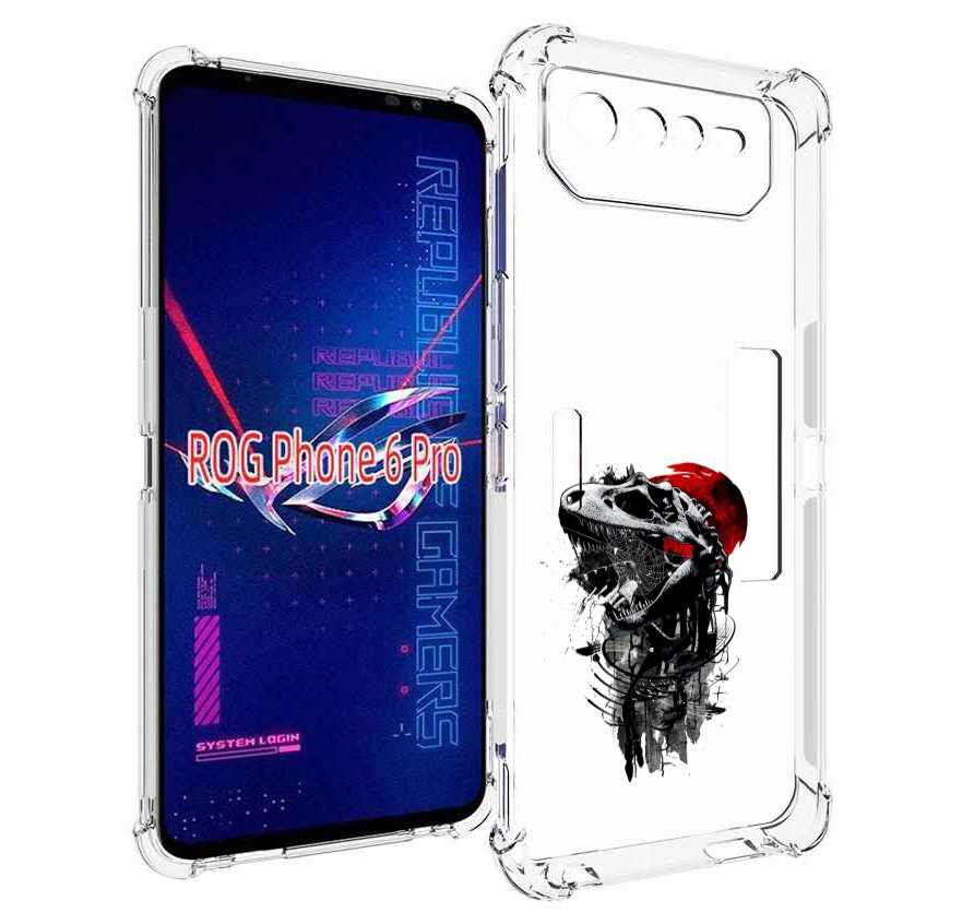

Чехол MyPads вымерший динозавр для Asus ROG Phone 6 Pro, Прозрачный, Tocco