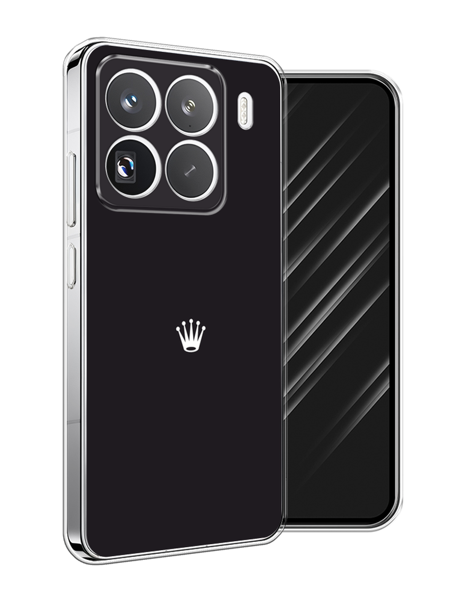 

Чехол Awog на Xiaomi 15 Pro "Белая корона на черном фоне", Черный, 323750-1