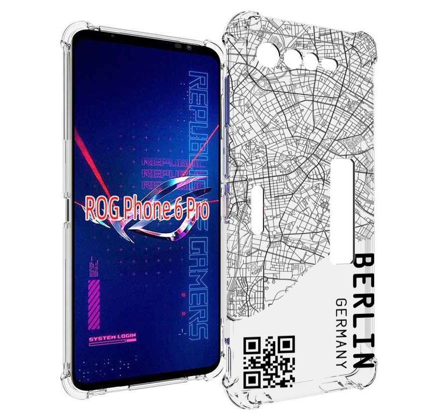 

Чехол MyPads схема-берлин для Asus ROG Phone 6 Pro, Прозрачный, Tocco