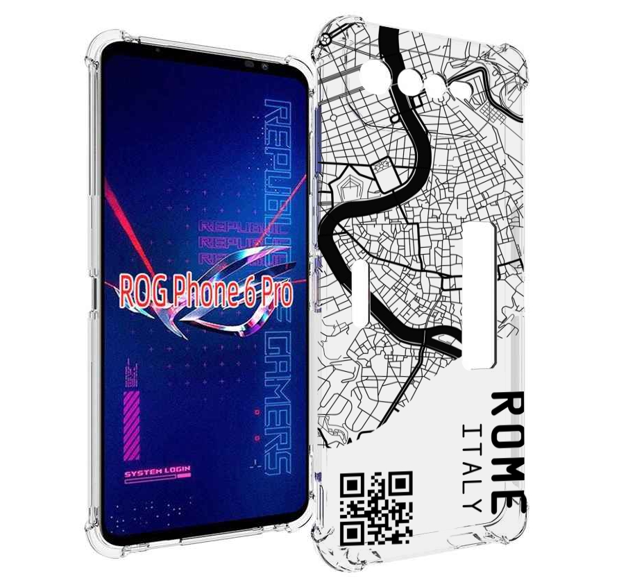 

Чехол MyPads схема-рим для Asus ROG Phone 6 Pro, Прозрачный, Tocco
