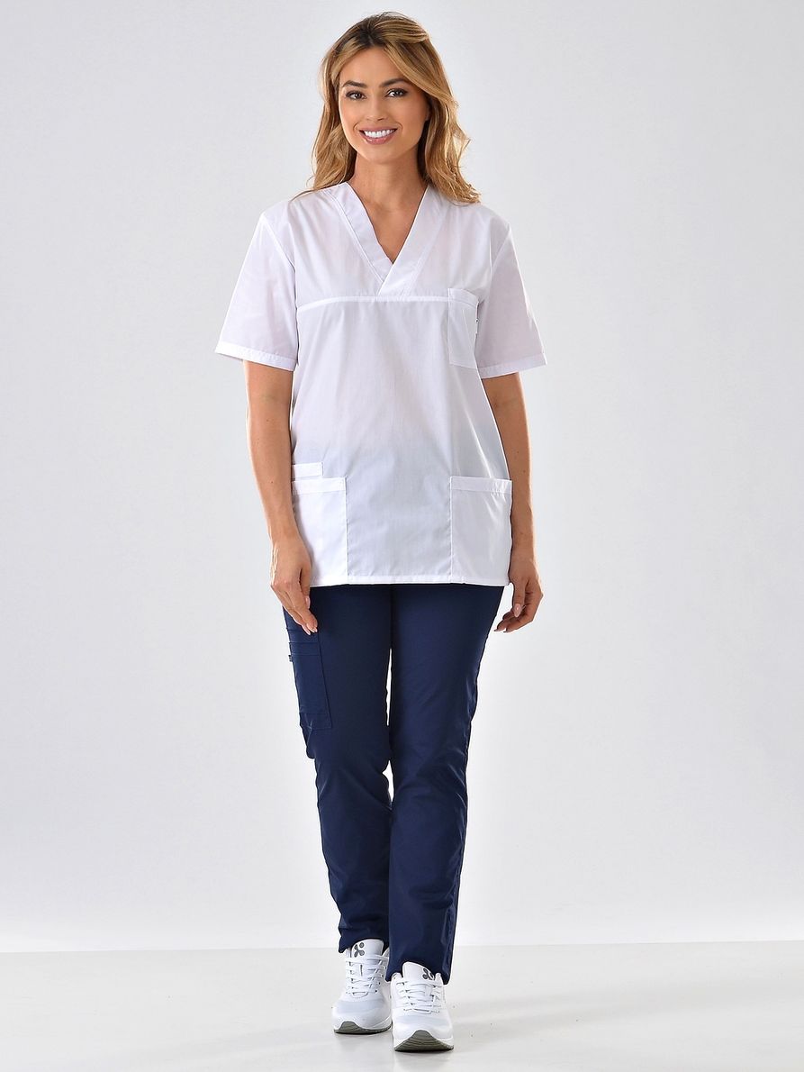 фото Костюм медицинский унисекс medicalwear хирург 109 белый 46 ru