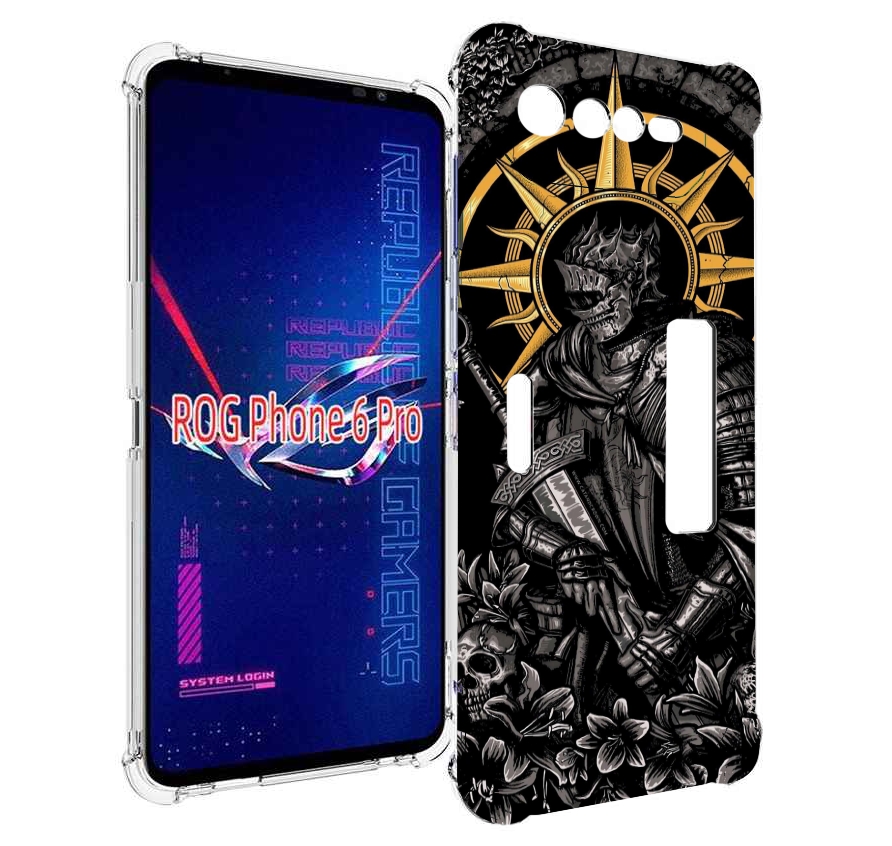 

Чехол MyPads темный железный рыцарь для Asus ROG Phone 6 Pro, Прозрачный, Tocco