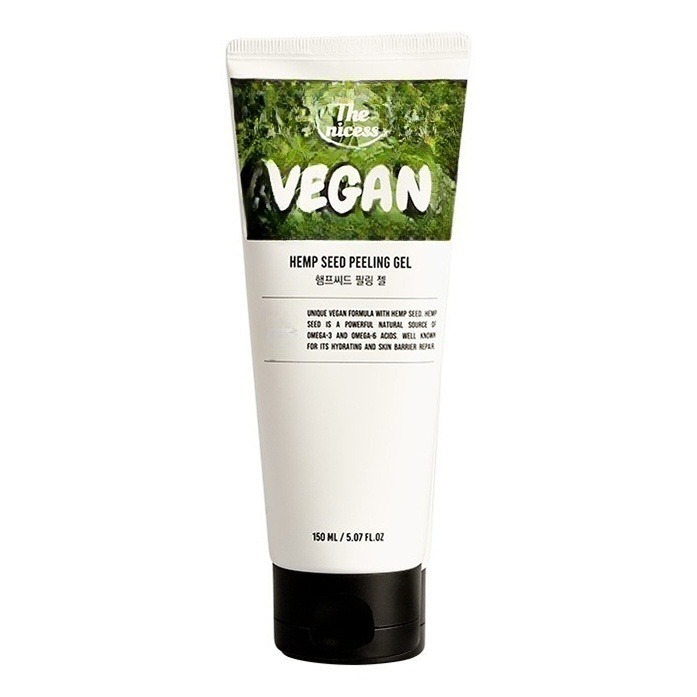 

Масло для пилинга лица The nicess Vegan с экстрактом масла семян конопли 150 мл