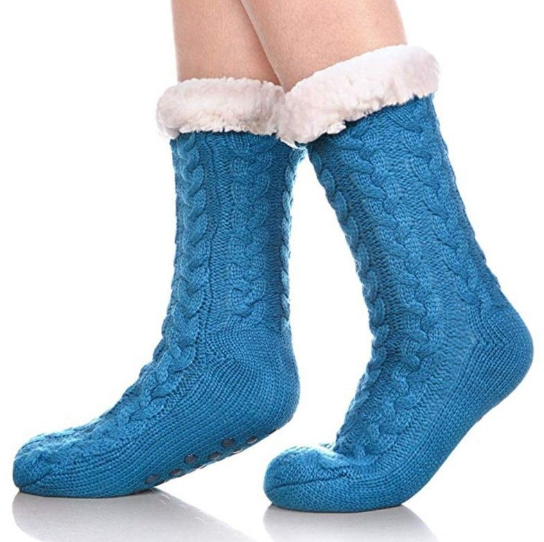 Носки унисекс TOP-Store Huggle Slipper Sock синие onesize