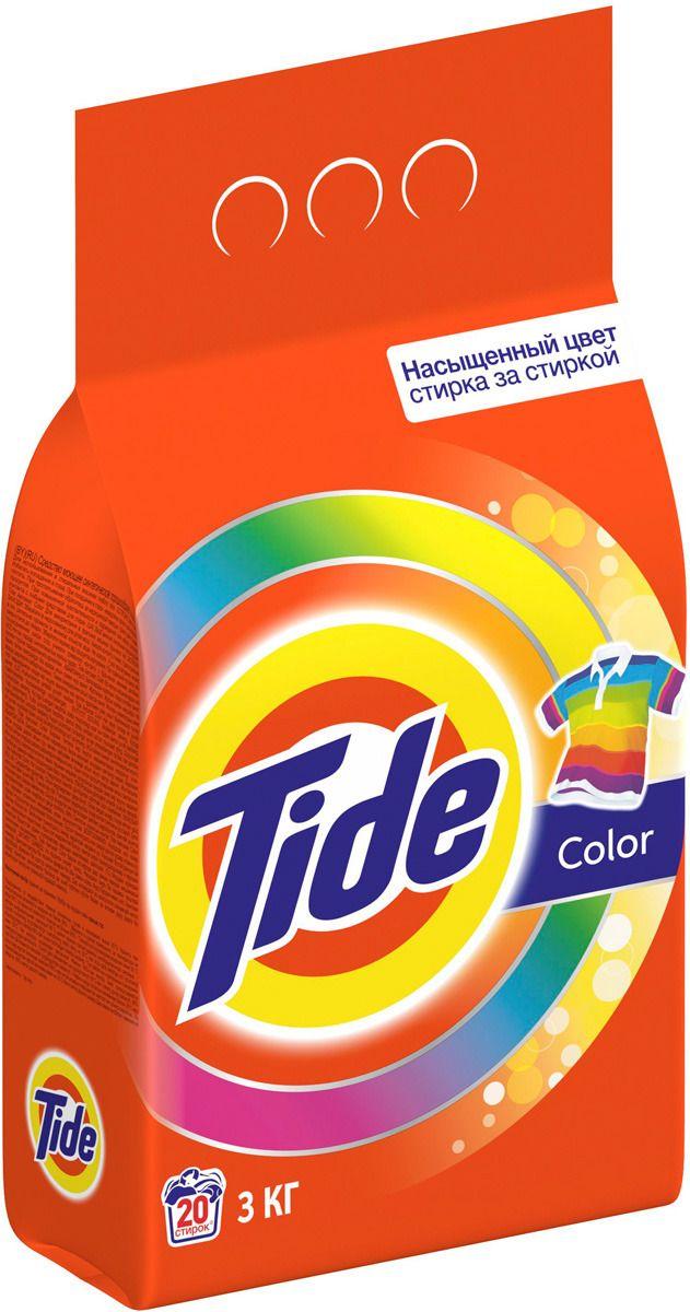 фото Стиральный порошок tide color для цветного белья 3 кг